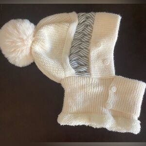 White beanie-covers face too!